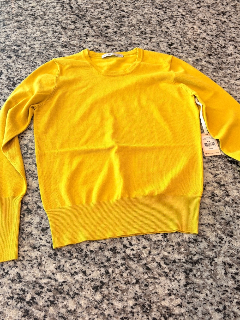 NWT Black Tape Limelight Crewneck Sweater with Button Cuffs Womens small